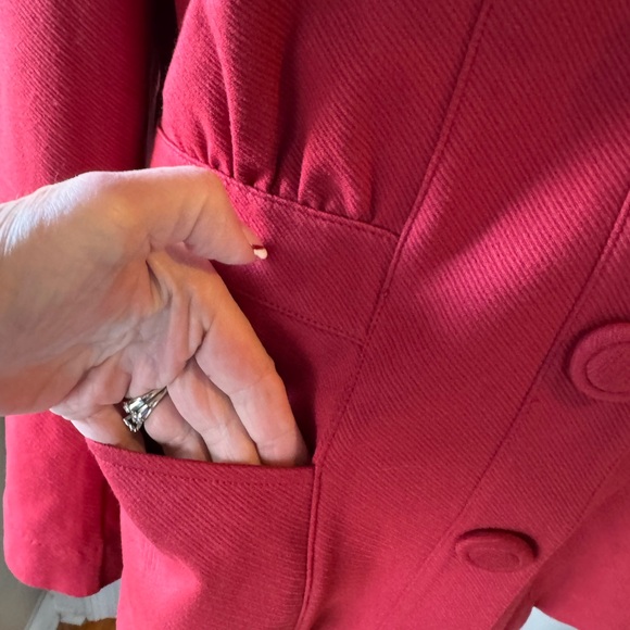 CAbi Spencer Jacket- Moulin Rouge Red - Vintage Style- Size Medium - Picture 2 of 10